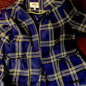 Juicy Couture classy blazer with beautiful detail (missing button at front)